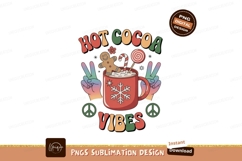 Hot cocoa vibes festive drink image Product Image 1