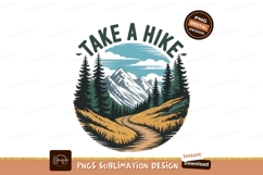 Mountain Path Forest Landscape trees grass Product Image 1