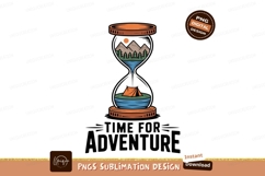 Hourglass Nature Scene Camping Adventure image Product Image 1