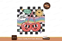 Cheerful cherries sun rainbow stars happy Product Image 1