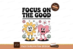 Groovy Flower Heart Peace Retro image Product Image 1