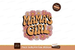 Mama&#039;s Girl Floral Retro Design flowers Product Image 1