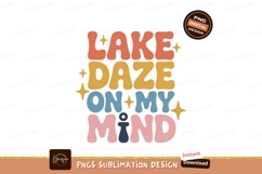 Lake Daze On My Mind retro groovy Product Image 1
