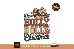 Cowboy hat holiday lights country Christmas image Product Image 1