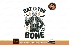 Skeleton rocker with bats and lightning music Product Image 1
