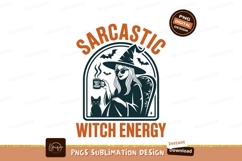 Sarcastic Witch Energy Halloween Design bats Product Image 1