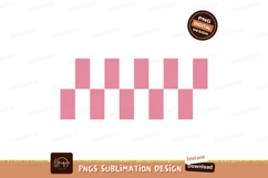 Pink checkerboard pattern on black background graphic Product Image 1