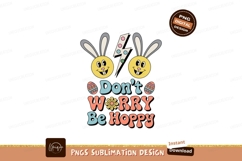 Retro Easter Bunnies Lightning Bolt Eggs bunny Product Image 1