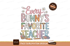 Every Bunnys Favorite Teacher easter holiday Product Image 1