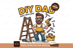 Bearded man with tools and ladder drill Product Image 1