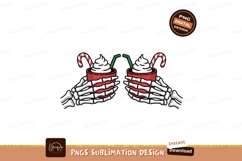 Skeleton hands holding festive drinks image Product Image 1