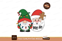 Festive gnomes with Christmas lights and gingerbread Product Image 1