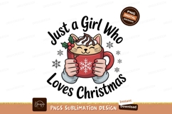 Cat hot chocolate holiday mug image Product Image 1