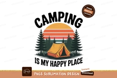 Camping tent forest sunset trees Product Image 1