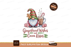 Festive gnome with cocoa and candy canes christmas Product Image 1