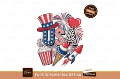 Patriotic American Celebration Elements fireworks Product Image 1