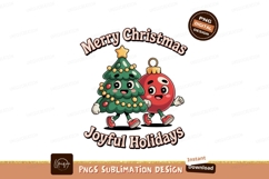 Christmas tree and ornament characters festive Product Image 1