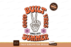 Skeleton hand peace sign summer vibes image Product Image 1