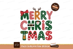 Festive Christmas Text Design merry holiday Product Image 1