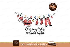 Festive Santa Clothes And Lights claus christmas Product Image 1