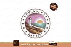 Lighthouse coastal sunset scene ocean beach Product Image 1