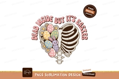 Skeleton Ribcage Easter Eggs Bunny Daisies image Product Image 1