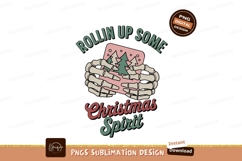 Skeleton hands holding Christmas trees spirit Product Image 1