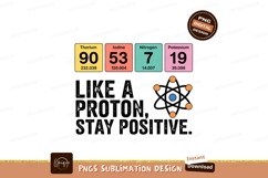 Periodic Table Elements And Atom Illustration science Product Image 1