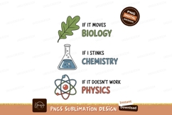 Science Subjects With Icons biology chemistry Product Image 1