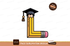 Yellow pencil graduation cap education learning Product Image 1