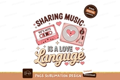 Sharing Music Love Language Cassette Turntable tape Product Image 1