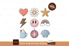 Retro Icons Collection heart daisy Product Image 1