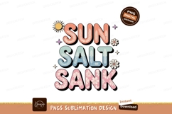 Sun Salt Sank Floral Wheat Boho Design image Product Image 1