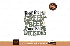 Green Beer Decisions patricks Product Image 1