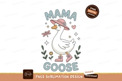 Mama Goose Wearing Hat And Boots bird animal Product Image 1