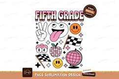 Retro Fifth Grade Fun school Product Image 1