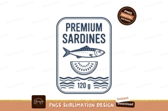 Premium sardines fish and waves food Product Image 1