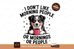 Australian shepherd with coffee mug image Product Image 1