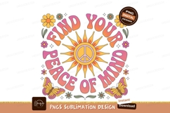 Find Your Peace Of Mind Sun Butterflies Flowers butterfly Product Image 1
