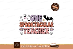 Spooktacular Teacher Halloween Design spooky festive Product Image 1
