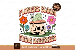 Skull flower snail mushroom bloom darkness image Product Image 1