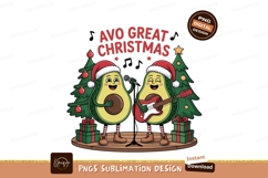 Avocados singing and playing guitar christmas music Product Image 1