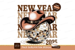 Cowboy hat disco ball celebration image Product Image 1