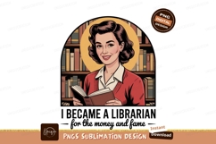 Woman reading book in library knowledge Product Image 1