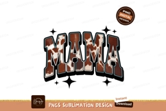 Mama cowhide western text country Product Image 1