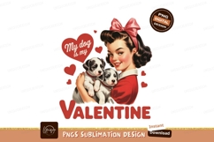 Woman holding puppies with hearts dogs Product Image 1