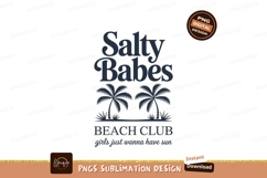 Salty Babes Beach Club Palm Trees image Product Image 1