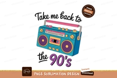 Retro boombox cassette player music Product Image 1