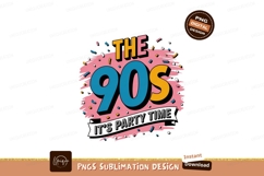 Retro nineties party celebration graphic Product Image 1