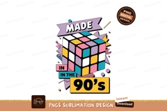Rubiks Cube Retro Nostalgia nineties Product Image 1